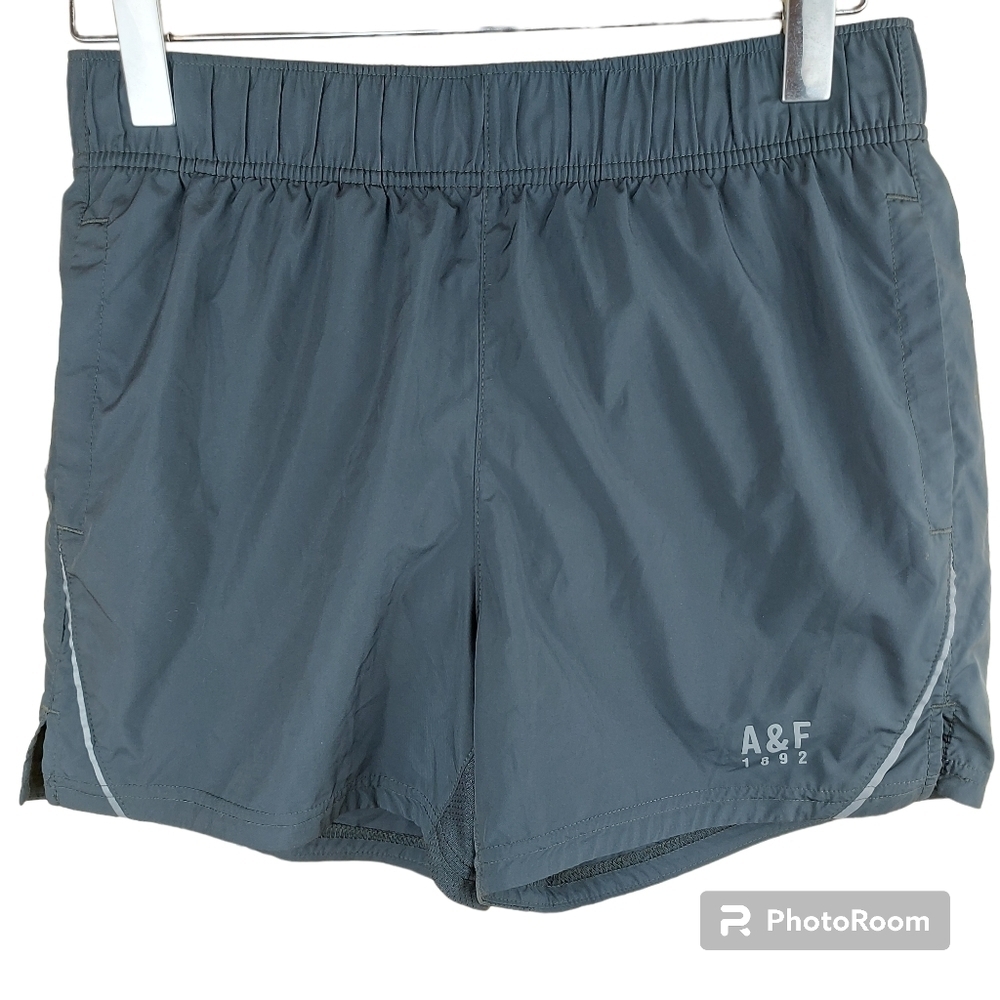 🍄3/50$🍄 ABERCROMBIE & FITCH men's running parachute shorts size Small